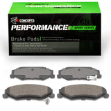 R1 97-13 Chevrolet Corvette Rear Performance Sport Brake Pads - 2115-0732-00