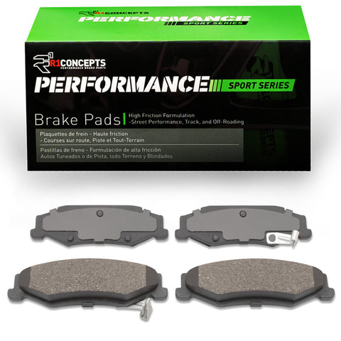 R1 97-13 Chevrolet Corvette Rear Performance Sport Brake Pads - 2115-0732-00