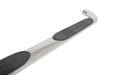 Dee Zee 14-18 Chevrolet Silverado Tubes - 4In Oval Stainless Polished (CrewCab) - DZ372537