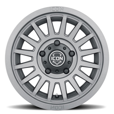 ICON Recon SLX 17x8.5 5x4.5 0mm Offset 4.75in BS 71.5mm Bore Charcoal Wheel - 3617856547CH