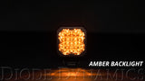 Diode Dynamics Stage Series C1 LED Pod Pro - Yellow Wide Standard ABL (Pair) - DD6458P