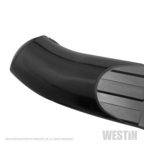 Westin 19-20 Chevrolet/GMC Silverado/Sierra 1500 Double Cab PRO TRAXX 4 Oval Nerf Step Bars - Black - 21-24125