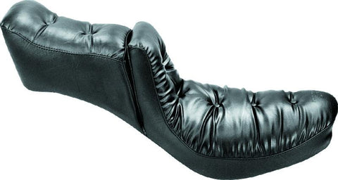 Mustang 23-24 HD CVO Rd Glide(ST), 2024 Rd Glide and Str Glide Touring Solo Seat - Black/Gray Stitch - 89401GM