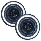 ORACLE Lighting 0718 Jeep Wrangler JK Oculus 7in ColorSHIFT Bi-LED Projector Headlights - 5876-334