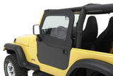 Bestop 80-86 Jeep Cj7 / 87-95 Wrangler YJ Element Upper Doors (Black Denim) - 51795-15