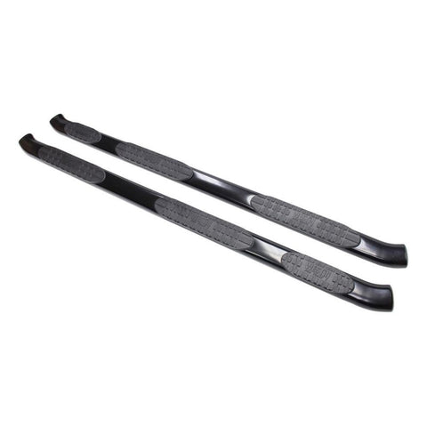Westin 07-13 Chevy Silv 1500 Extnd Cab (8 ft Bed) PRO TRAXX 5 WTW Oval Nerf Step Bars - Blk - 21-534605