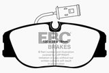 EBC 91-95 Alfa Romeo 164 2.0 Turbo Redstuff Front Brake Pads - DP3733/3C