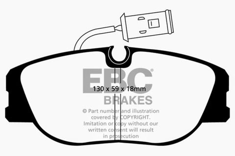 EBC 91-95 Alfa Romeo 164 2.0 Turbo Greenstuff Front Brake Pads - DP2733/3