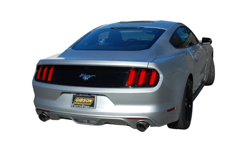 Gibson 15-19 Ford Mustang EcoBoost 2.3L 2.25in Cat-Back Dual Exhaust - Stainless - 619014