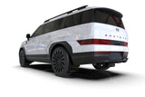 Rally Armor 24-26 Hyundai Santa Fe Black Mud Flap w/Red Logo - MF118-UR-BLK-RD