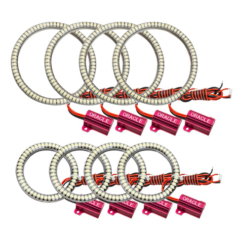 Oracle Vector Jeep Wrangler JK Grille LED Halo Kit - White - 5835-001