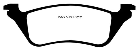 EBC 01-07 Chrysler Town & Country 3.3 Rear Rotors Greenstuff Rear Brake Pads - DP61629