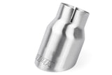 APR Double-Walled 3.5in Slash-Cut Tips - Brushed Silver - Set of 2 - TPK0007