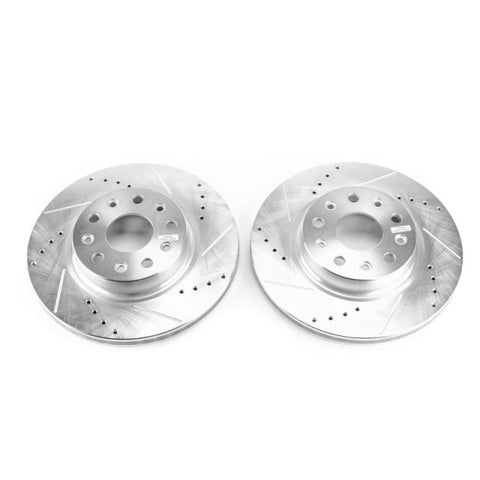 Power Stop 2018 Jeep Wrangler Front Evolution Drilled & Slotted Rotors - Pair - AR8387XPR