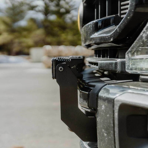 KC HiLiTES 2017+ Ford Super Duty Front Bumper Light Bar Mount For 40in Flex Era LED Light Bar - 7354