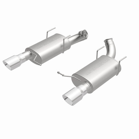 MagnaFlow 13 Ford Mustang V8 5.0L Dual Split Rear Exit Stainless Cat Back Performance Exhaust - 15151