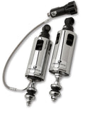 Progressive 00-17 Harley-Davidson Softail 422 Series Shocks w/RAP - Chrome - 422-4104C