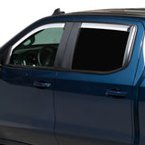 Putco 16-20 Nissan Titan Crew Cab (Set of 4) Element Chrome Window Visors - 480603