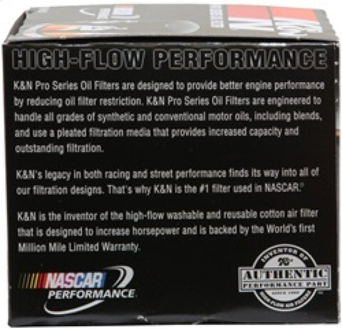 K&N Oil Filter 3.688in OD x 3.406in H for Chevy/Pontiac/Oldsmobile/GMC - PS-1011