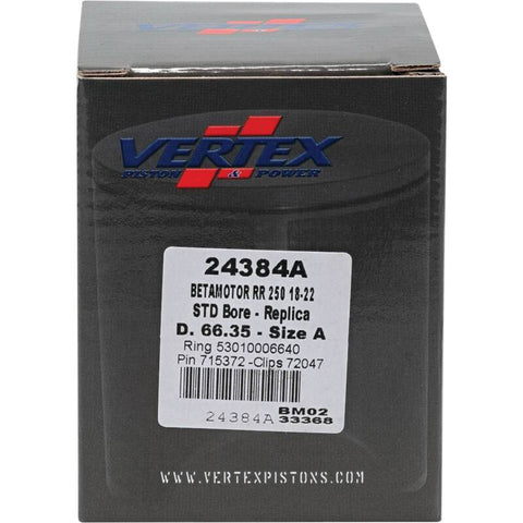 Vertex Piston 18-24 Beta RR 2T 250 250cc Cast Replica Piston Kit - 24384A