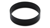 Vibrant Aluminum Union Sleeve for 5in OD Tubing - Hard Anodized Black - 12590
