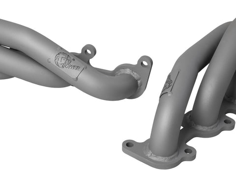 aFe Ford F-150 15-22 V8-5.0L Twisted Steel 1-5/8in to 2-1/2in 304 Stainless Headers w/ Titanium Coat - 48-33025-1T