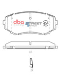 DBA 07-14 Ford Edge AWD Front SSEV Street Series Brake Pads - DB1916SSEV