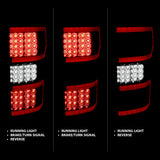 ANZO 2018-2019 Ford F-150 LED Taillight Smoke (Red Light Bar) (w/ Sequential) - 311315
