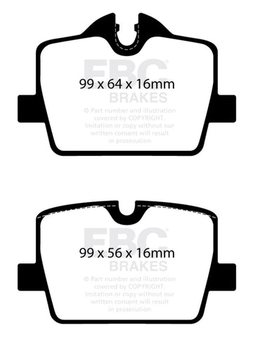 EBC 2019+ BMW Z4 G29 2.0T Greenstuff Rear Brake Pads - DP22405