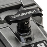 Superwinch 12000 LBS 12V DC 3/8in x 80ft Synthetic Rope SX 12000SR Winch - Graphite - 1712201