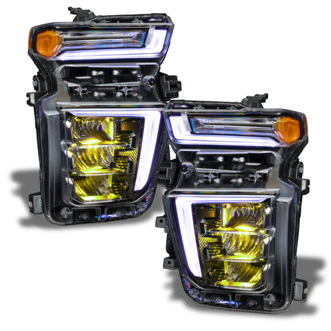 Oracle 20-21 Chevy Silverado HD 2500RGB Headlight Demon Eye Kit - w/o Controller - 1453-334