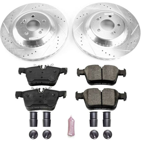 Power Stop 2018 Mercedes-Benz C350e Rear Z23 Evolution Sport Brake Kit - K8047