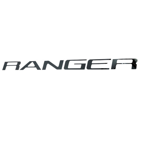 Putco 19-20 Ford Ranger - Black Platinum Tailgate Letters RANGER - 55554BPFD