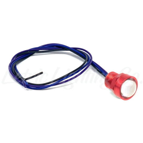 Letric Lighting Royal Flush G2 LEDs Sealed Red Anodized Body - Red/Amber - LLC-RFRS-RA