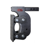 Gen-Y The Boss Torsion-Flex Pintle Plate 2in Shank 12.5in Drop 16K Hitch w/GH-0100 Stabilizer Kit - GH-1401