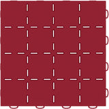 WeatherTech TechFloor - 12in X 12in Tiles - Red/Black **Order in Qtys of 10 - 51T1212 RD-BK