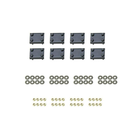 Westin 1998-2001 Dodge Ram Quad Cab 1500 Premier Oval Nerf Step Bar Mount Kit - Black - 22-1005