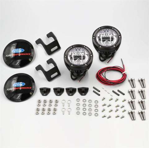 Ford Racing 2021+ Ford Bronco Mirror Mounted 4in Rigid LED Lights Kit - M-15200K-BML