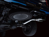 AWE 0FG 21+ Ford F150 Dual Side Exit Cat-Back Exhaust - 4.5in Diamond Black Tips - 3015-23059