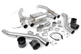 Dinan 21-27 BMW M3/M4 (G80/G82/G83) Valved Axleback Exhaust System - Black Tips - D660-0093-BLK