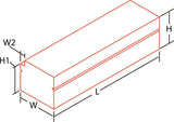 Deezee Universal Tool Box - Red Chest Black BT 56In - DZ 8556FB