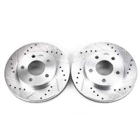 Power Stop 02-07 Buick Rendezvous Front Evolution Drilled & Slotted Rotors - Pair - AR8268XPR