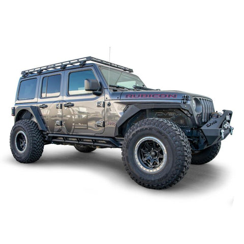 DV8 Offroad 18-21 Jeep Wrangler JL 4-Door Roof Rack - RRJL-01