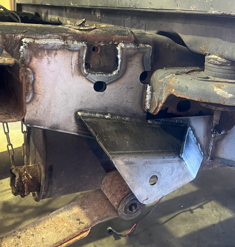 Rust Buster 2004-2008 Ford F-150 Center Rear Frame Section with ward Leaf Spring Mount - Right - RB7071R