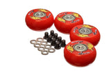 Energy Suspension 2in /50 Mm Wheel (4 Ea) - Red - 9.9169R