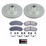 Power Stop 10-11 Ford Ranger Front Z17 Evolution Geomet Coated Brake Kit - CRK7004