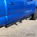 Westin 05-20 Toyota Tacoma Double Cab HDX Stainless Drop Nerf Step Bars - Textured Black - 56-127752
