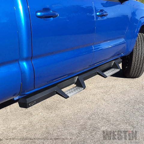 Westin 05-20 Toyota Tacoma Double Cab HDX Stainless Drop Nerf Step Bars - Textured Black - 56-127752
