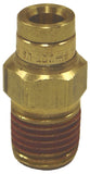 Firestone Male Connector 1/4in. NPT To 1/4in. PTC Straight Brass Air Fitting - 25 Pack (WR17603046) - 3046