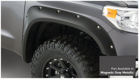 Bushwacker 16-18 Toyota Tundra Fleetside Pocket Style Flares 4pc - Magnetic Grey - 30918-63